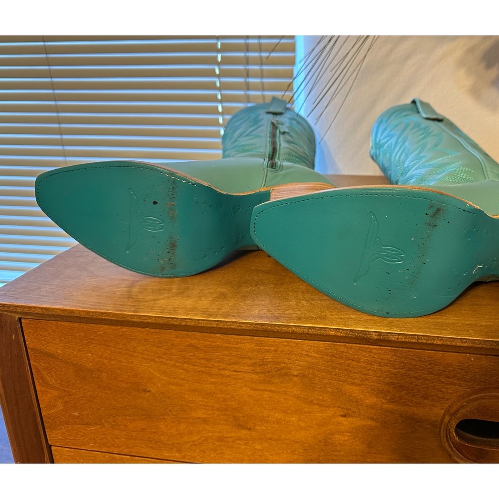 NWT Lane Smokeshow boot in glacier teal/turquoise blaze, 7.5 - Picture 11 of 13